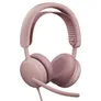 Logitech Zone Wired 2 for Business Rosé, Kabelgebundenes USB-Headset mit adaptiver Hybrid-ANC, Mikrofon mit Geräuschunterdrückung, Microsoft Teams zertifiziert