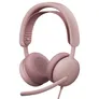 Logitech Zone Wired 2 for Business Rosé, Kabelgebundenes USB-Headset mit adaptiver Hybrid-ANC, Mikrofon mit Geräuschunterdrückung, Microsoft Teams zertifiziert