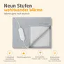 Medisana HB 416 Kuschelheizdecke hellgrau