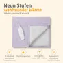Medisana HB 418 Kuschelheizdecke zartlila