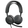 Logitech Zone Wired 2 for Business Grafit, Kabelgebundenes USB-Headset mit adaptiver Hybrid-ANC, Mikrofon mit Geräuschunterdrückung, Microsoft Teams zertifiziert