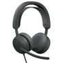 Logitech Zone Wired 2 for Business Grafit, Kabelgebundenes USB-Headset mit adaptiver Hybrid-ANC, Mikrofon mit Geräuschunterdrückung, UC-Version, zertifiziert für Zoom, Google Meet, Google Voice