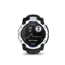 Garmin Instinct® 3 Solar 50mm  Schwarz/Steinweiß mit Silikon-Wechselarmband 26 mm Schwarz