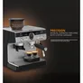 Krups XP801T Precision Siebträgermaschine 1550 Watt Schwarz Edelstahl