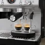 Krups XP801T Precision Siebträgermaschine 1550 Watt Schwarz Edelstahl