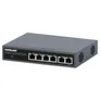 Intellinet PoE-Powered 6-Port Lite Smart Managed PoE+ Switch mit 4 GbE-Ports / 2 GbE-Uplinks und PoE-Passthrough