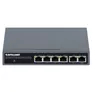 Intellinet PoE-Powered 6-Port Lite Smart Managed PoE+ Switch mit 4 GbE-Ports / 2 GbE-Uplinks und PoE-Passthrough