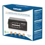 Intellinet PoE-Powered 8-Port PoE+ Gigabit Industrie-Switch mit PoE-Passthrough