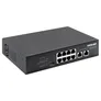Intellinet 8-Port Gigabit Ethernet PoE+ Switch mit 2 RJ45 Gigabit Uplink-Ports