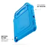 Pipetto Activity Case für iPad A16 (2025) Blau
