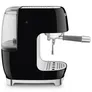 SMEG ECF03BLEU 50's Style Premium-Siebträger-Espressomaschine Schwarz