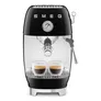 SMEG ECF03BLEU 50's Style Premium-Siebträger-Espressomaschine Schwarz