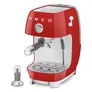 SMEG ECF03RDEU 50's Style Premium-Siebträger-Espressomaschine Rot