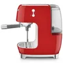 SMEG ECF03RDEU 50's Style Premium-Siebträger-Espressomaschine Rot
