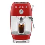 SMEG ECF03RDEU 50's Style Premium-Siebträger-Espressomaschine Rot