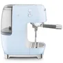 SMEG ECF03PBEU 50's Style Premium-Siebträger-Espressomaschine Pastellblau