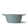 Smeg Schmortopf mit Glasdeckel 50's Style 24 cm 2 Griffe Emerald Green