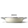 Smeg Schmorpfanne mit Glasdeckel 50's Style 28 cm 2 Griffe Creme