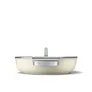 Smeg Schmorpfanne mit Glasdeckel 50's Style 28 cm 2 Griffe Creme