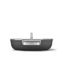Smeg Schmorpfanne mit Glasdeckel 50's Style 28 cm 2 Griffe Schwarz
