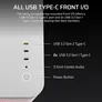 Corsair Air 5400 LX-R RGB iCUE LINK Weiß Midi Tower ATX Gaming Gehäuse