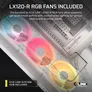 Corsair Air 5400 LX-R RGB iCUE LINK Weiß Midi Tower ATX Gaming Gehäuse