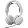 Logitech Zone Wireless 2 ES for Business Weiß, Kabelloses USB-Headset mit adaptiver Hybrid-ANC, Mikrofon mit Geräuschunterdrückung, inkl. Empfänger, Microsoft Teams zertifiziert