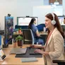 Logitech Zone Wireless 2 ES for Business Weiß, Kabelloses USB-Headset mit adaptiver Hybrid-ANC, Mikrofon mit Geräuschunterdrückung, inkl. Empfänger, Microsoft Teams zertifiziert
