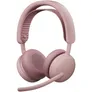 Logitech Zone Wireless 2 ES for Business Rosé/Rosa, Kabelloses USB-Headset mit adaptiver Hybrid-ANC, Mikrofon mit Geräuschunterdrückung, inkl. Empfänger, Microsoft Teams zertifiziert
