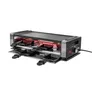 Unold 48760 Raclette Delice Basic 1.200 Watt schwarz/silber Naturstein