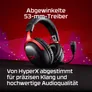 HyperX Cloud III S Wireless Schwarz, Kabelloses Gaming-Headset, 2.4 GHz Verbindung, Bluetooth, HP Instant Pair für Omen Gaming-Notebooks