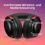 HyperX Cloud III S Wireless Schwarz, Kabelloses Gaming-Headset, 2.4 GHz Verbindung, Bluetooth, HP Instant Pair für Omen Gaming-Notebooks