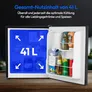 Medion MD37724 Kühlschrank mit Eisfach grau