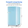 Medion MD37800 Retro-Kühlschrank blau
