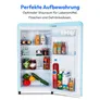 Medion MD37800 Retro-Kühlschrank blau