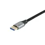 Equip 119282 DisplayPort 2.1 Premium-Kabel, Stecker auf Stecker, 2m, silber