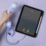 Native Union POP Phone Retro Telefonhörer USB-C azurblau