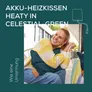 Beurer HK77 Heaty Heizkissen mit Akku Celestial Green