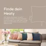 Beurer HK77 Heaty Heizkissen mit Akku Cashmere-Creme