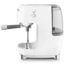 SMEG ECF03WHEU 50's Style Premium-Siebträger-Espressomaschine Weiß