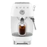 SMEG ECF03WHEU 50's Style Premium-Siebträger-Espressomaschine Weiß