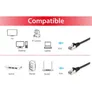 Equip 60610007101 Patchkabel, Cat.6A, S/FTP, 0.15m, Schwarz
