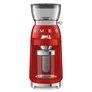 Smeg Kaffeemühle 50's Style Rot