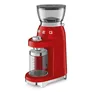 Smeg Kaffeemühle 50's Style Rot