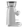 Smeg CGF02SSEU 50s Style Minipro Espresso-Kaffeemühle Aluminium