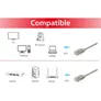 Equip 606119 Slim-Patchkabel, Cat.6A, F/FTP, 10m, Beige