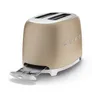 SMEG TSF01CHMEU 50s Style 4 Scheiben Toaster Champagner-Matt