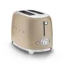 SMEG TSF01CHMEU 50s Style 4 Scheiben Toaster Champagner-Matt