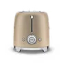 SMEG TSF01CHMEU 50s Style 4 Scheiben Toaster Champagner-Matt