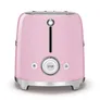 SMEG TSF02PKEU 50s Style 4 Scheiben Langschlitz Toaster Cadillac Pink